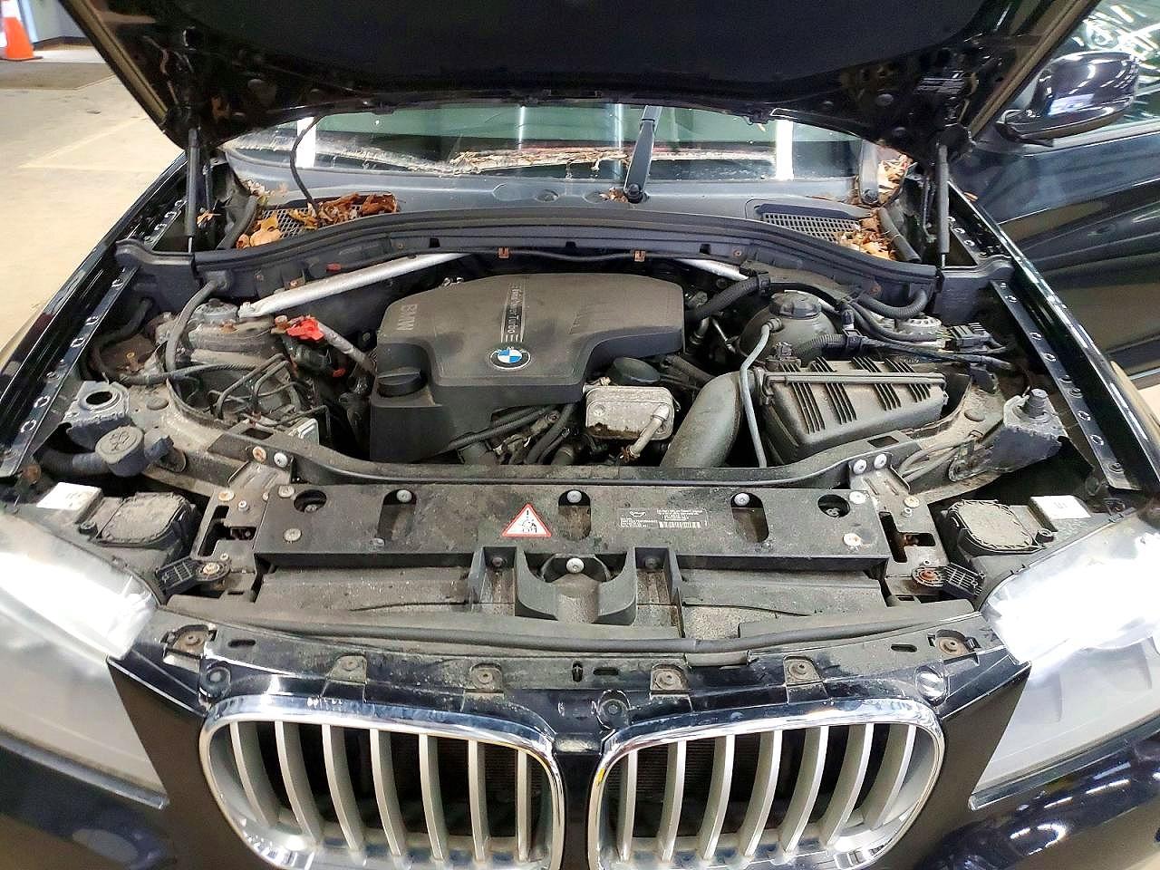 2013 Bmw X3 Xdrive28i Black vin: 5UXWX9C59D0A32602