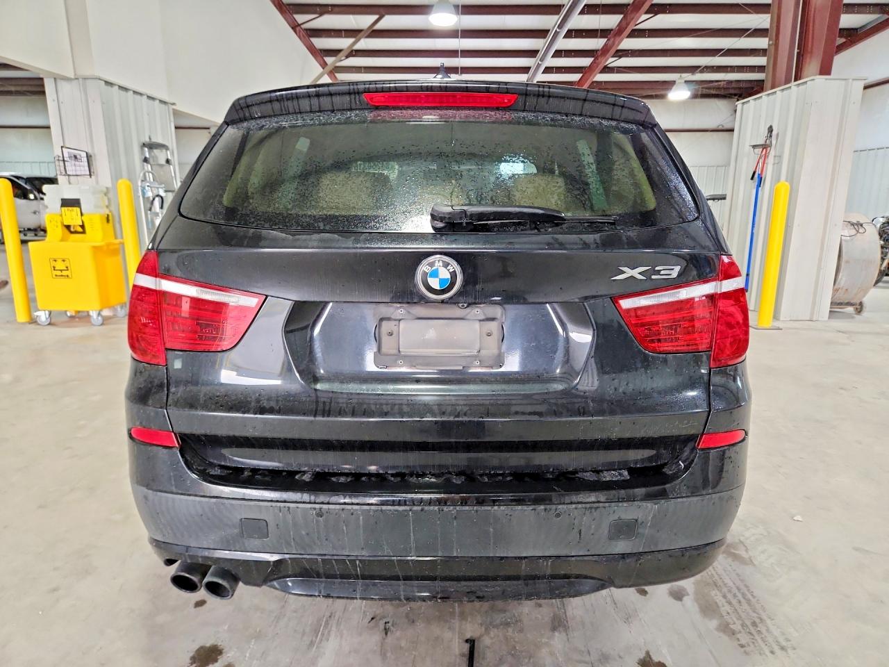 2013 Bmw X3 Xdrive28i Black vin: 5UXWX9C59D0D01889
