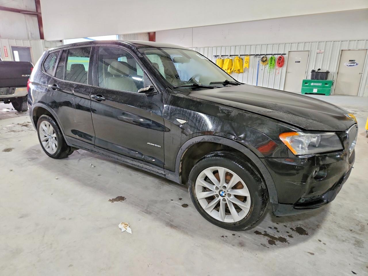2013 Bmw X3 Xdrive28i Black vin: 5UXWX9C59D0D01889