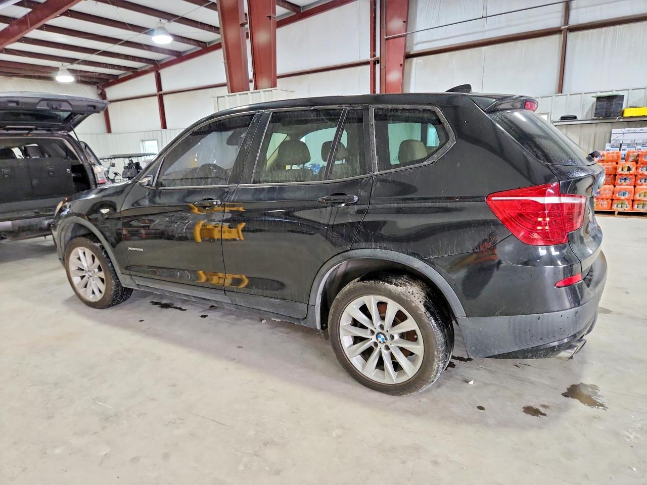 2013 Bmw X3 Xdrive28i Black vin: 5UXWX9C59D0D01889