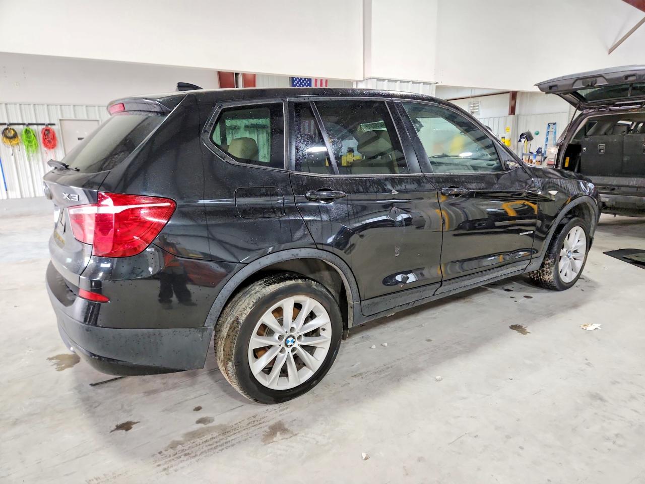 2013 Bmw X3 Xdrive28i Black vin: 5UXWX9C59D0D01889