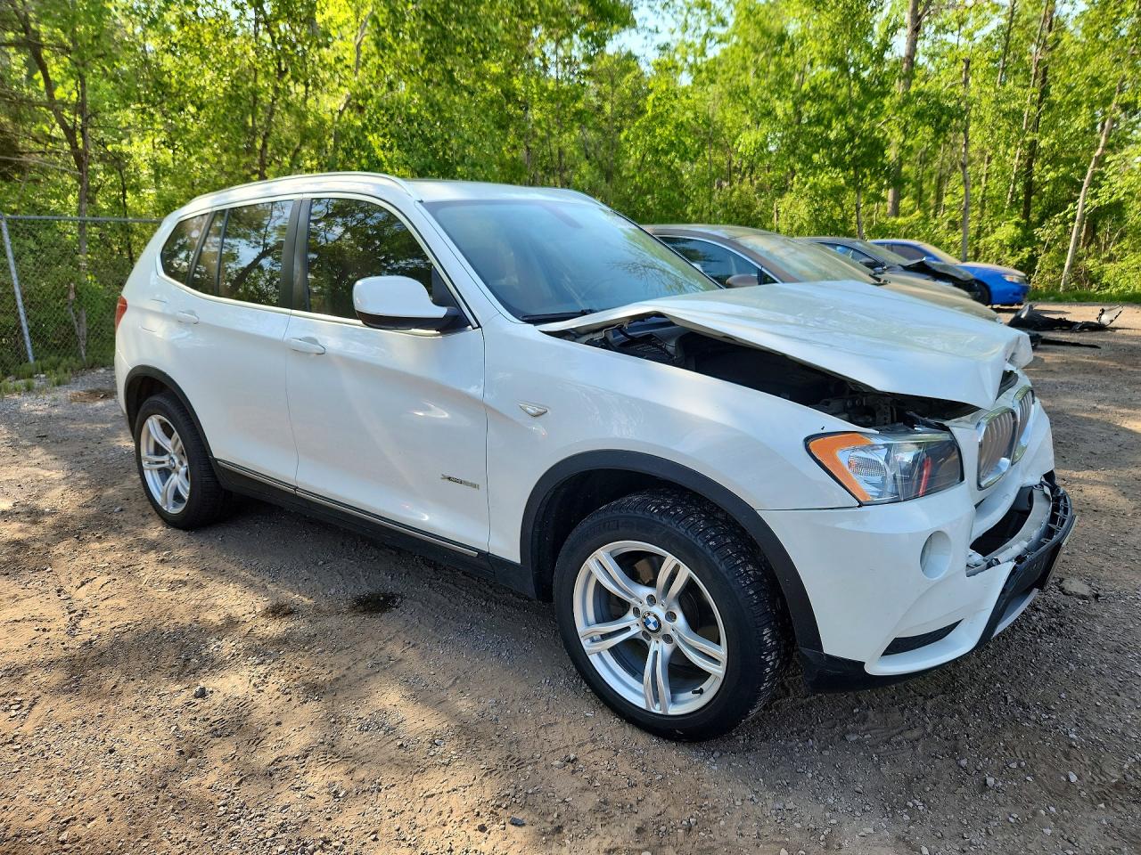 2013 Bmw X3 Xdrive28i Белый vin: 5UXWX9C59D0D03013