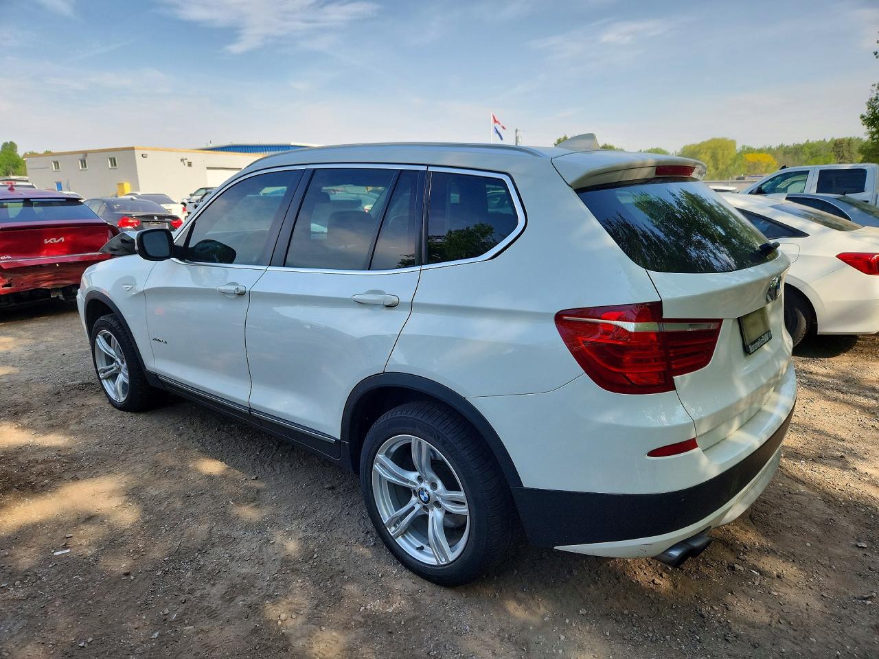 2013 Bmw X3 Xdrive28i Белый vin: 5UXWX9C59D0D03013
