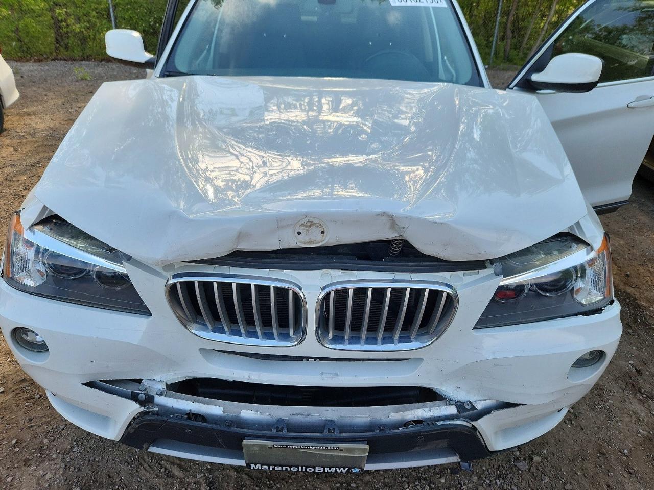 2013 Bmw X3 Xdrive28i Белый vin: 5UXWX9C59D0D03013