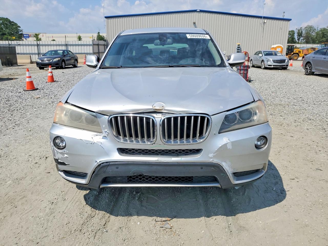2013 Bmw X3 Xdrive28i Silver vin: 5UXWX9C59D0D03724
