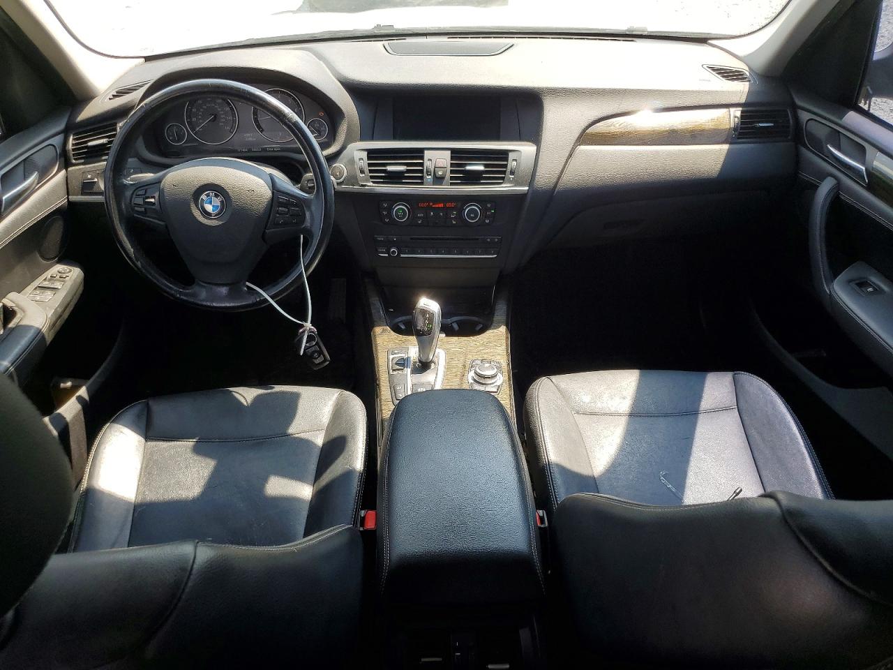 2013 Bmw X3 Xdrive28i Silver vin: 5UXWX9C59D0D03724