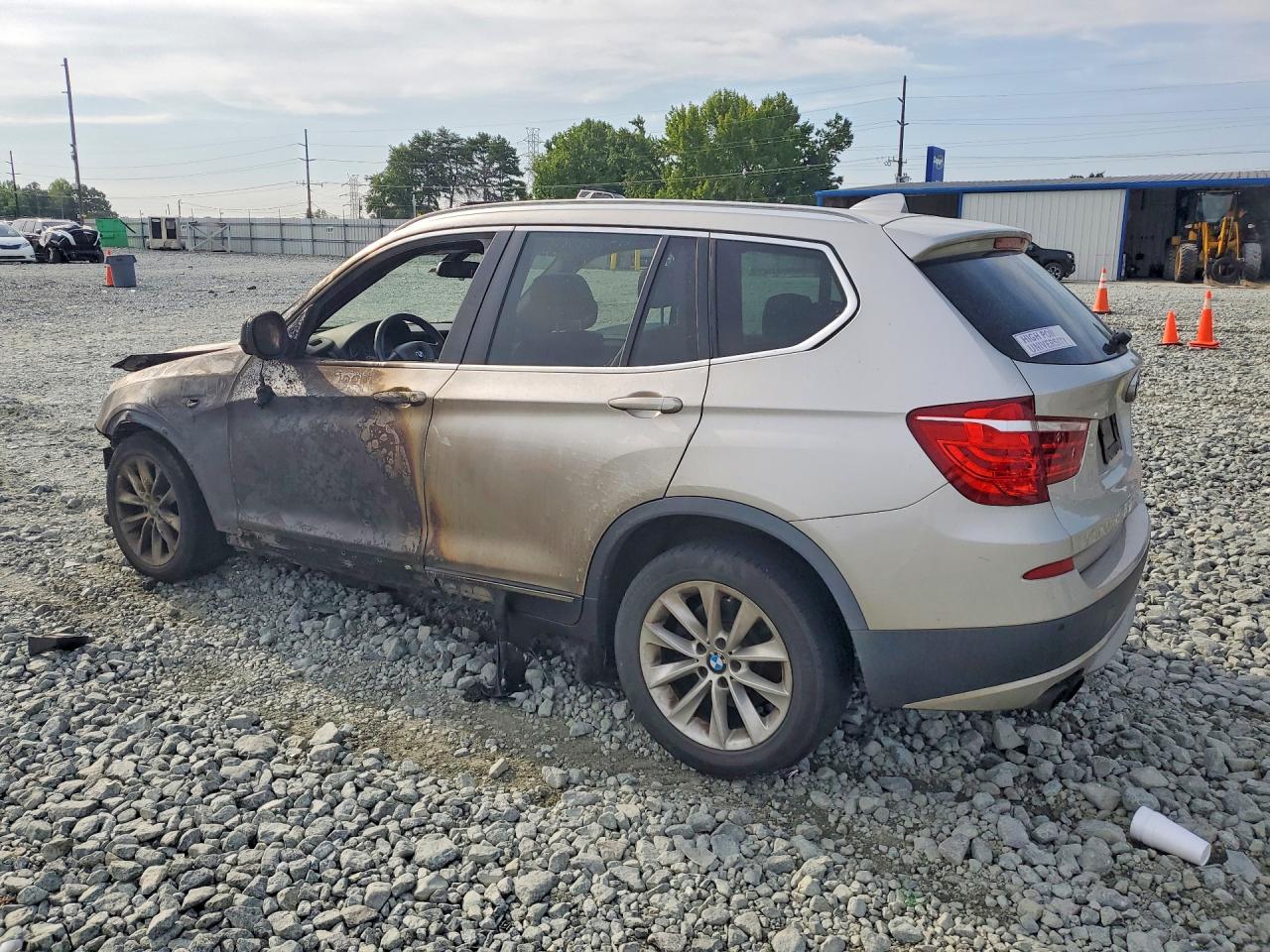 2013 Bmw X3 Xdrive28i Silver vin: 5UXWX9C59D0D04159