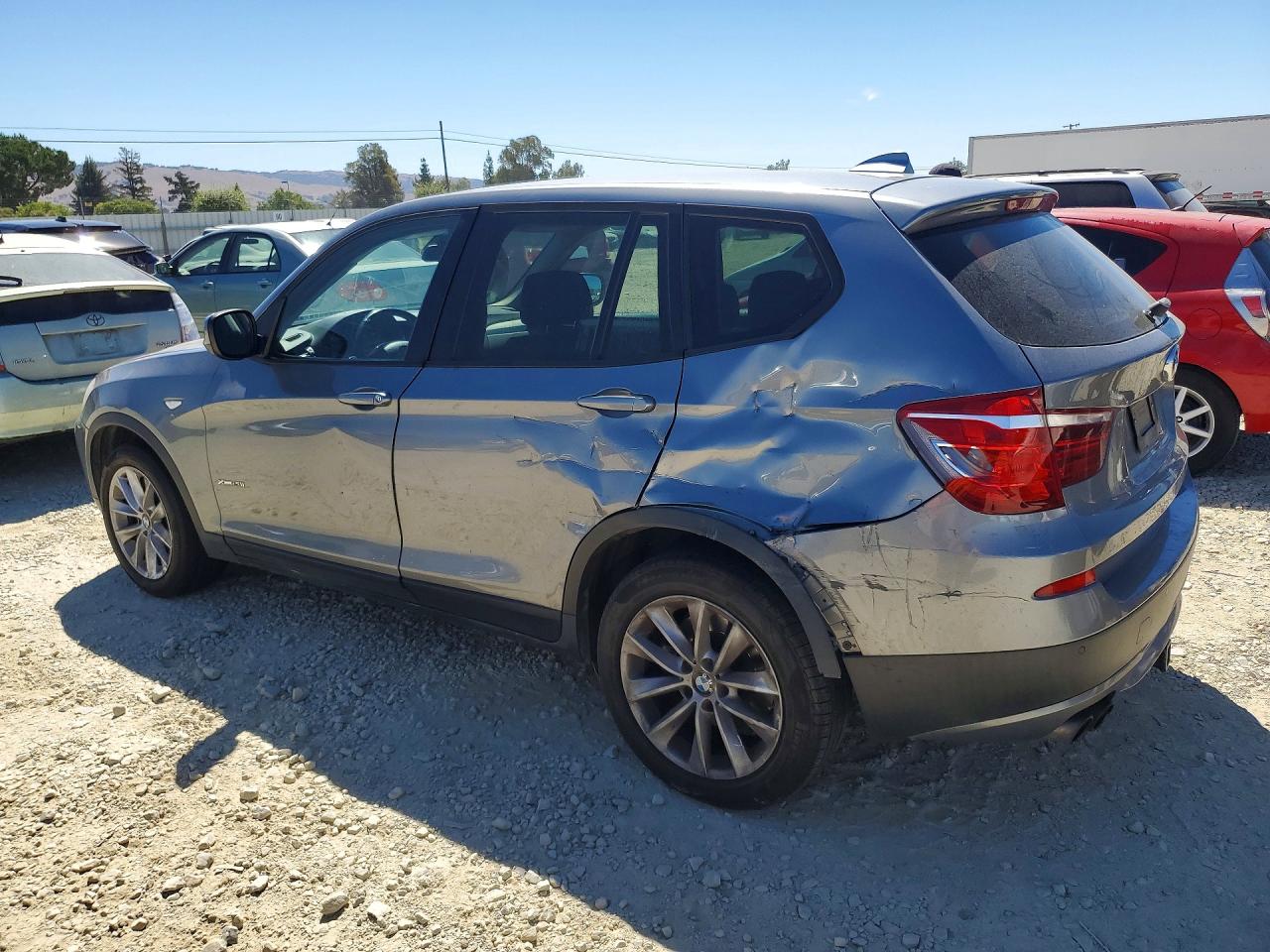 2013 Bmw X3 Xdrive28i Gray vin: 5UXWX9C59D0D05344