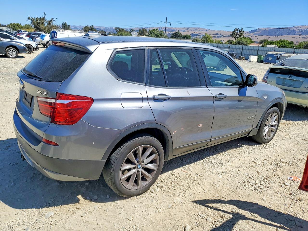 2013 Bmw X3 Xdrive28i Gray vin: 5UXWX9C59D0D05344