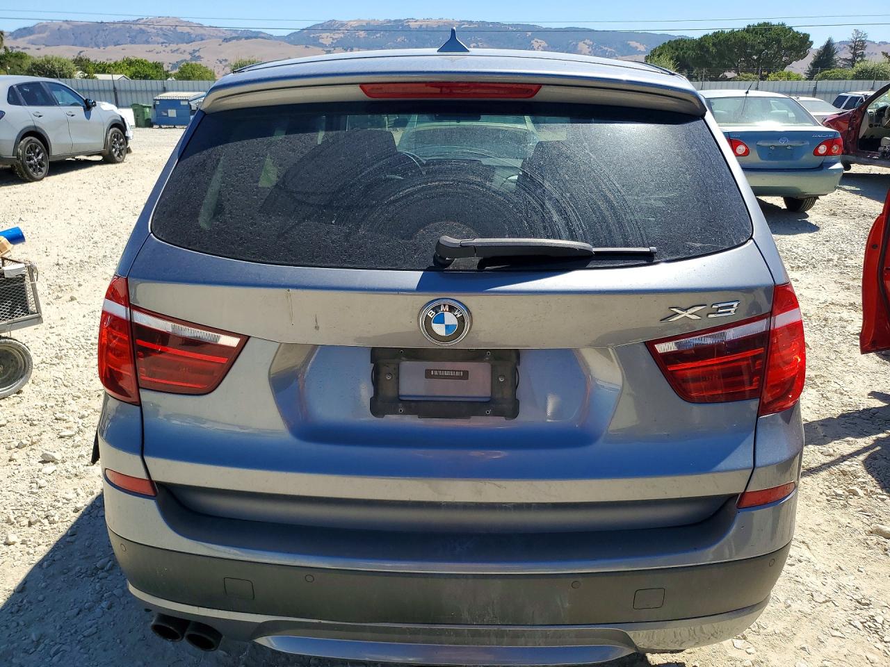 2013 Bmw X3 Xdrive28i Gray vin: 5UXWX9C59D0D05344