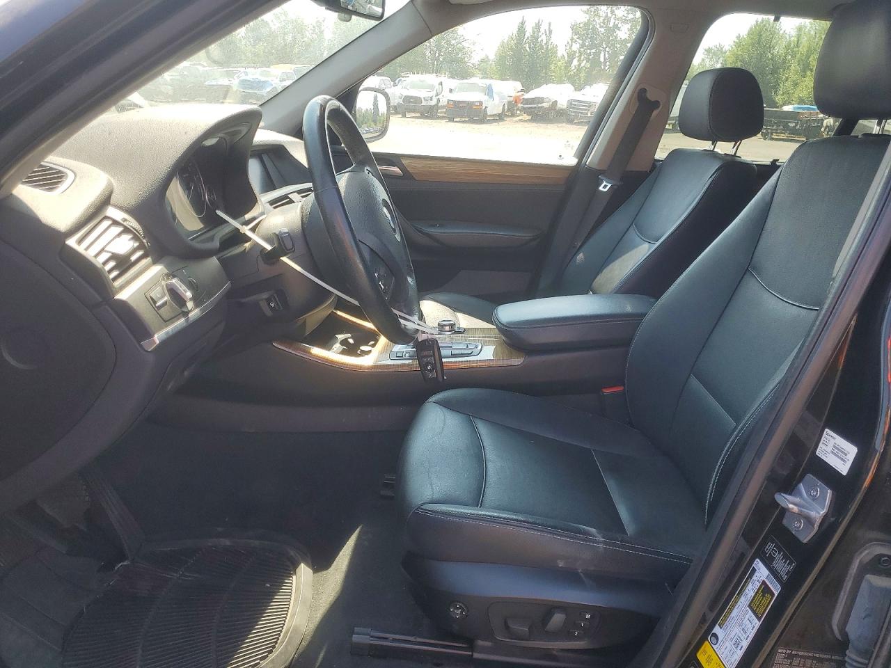 2013 Bmw X3 Xdrive28i Black vin: 5UXWX9C59D0D08485