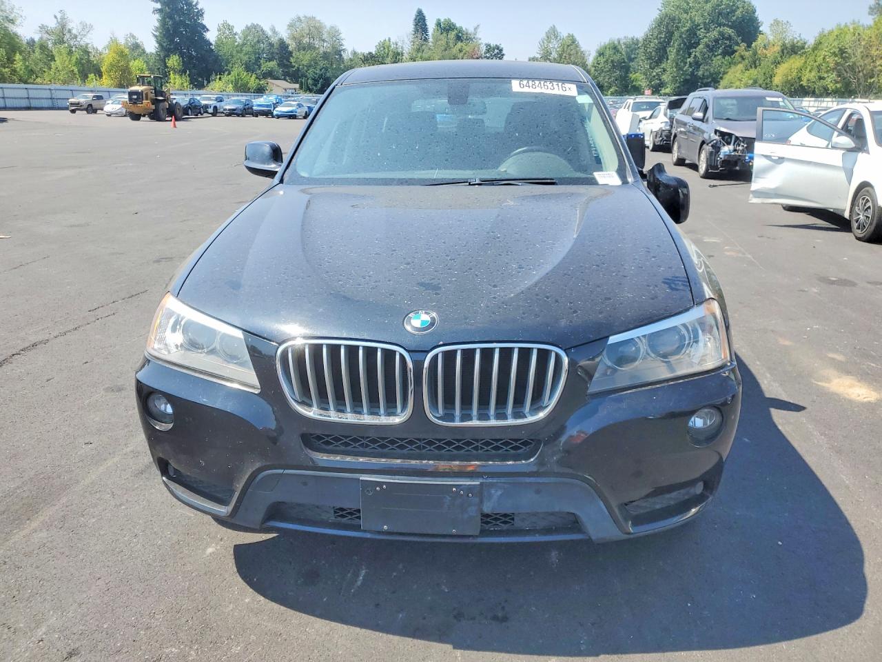2013 Bmw X3 Xdrive28i Black vin: 5UXWX9C59D0D08485