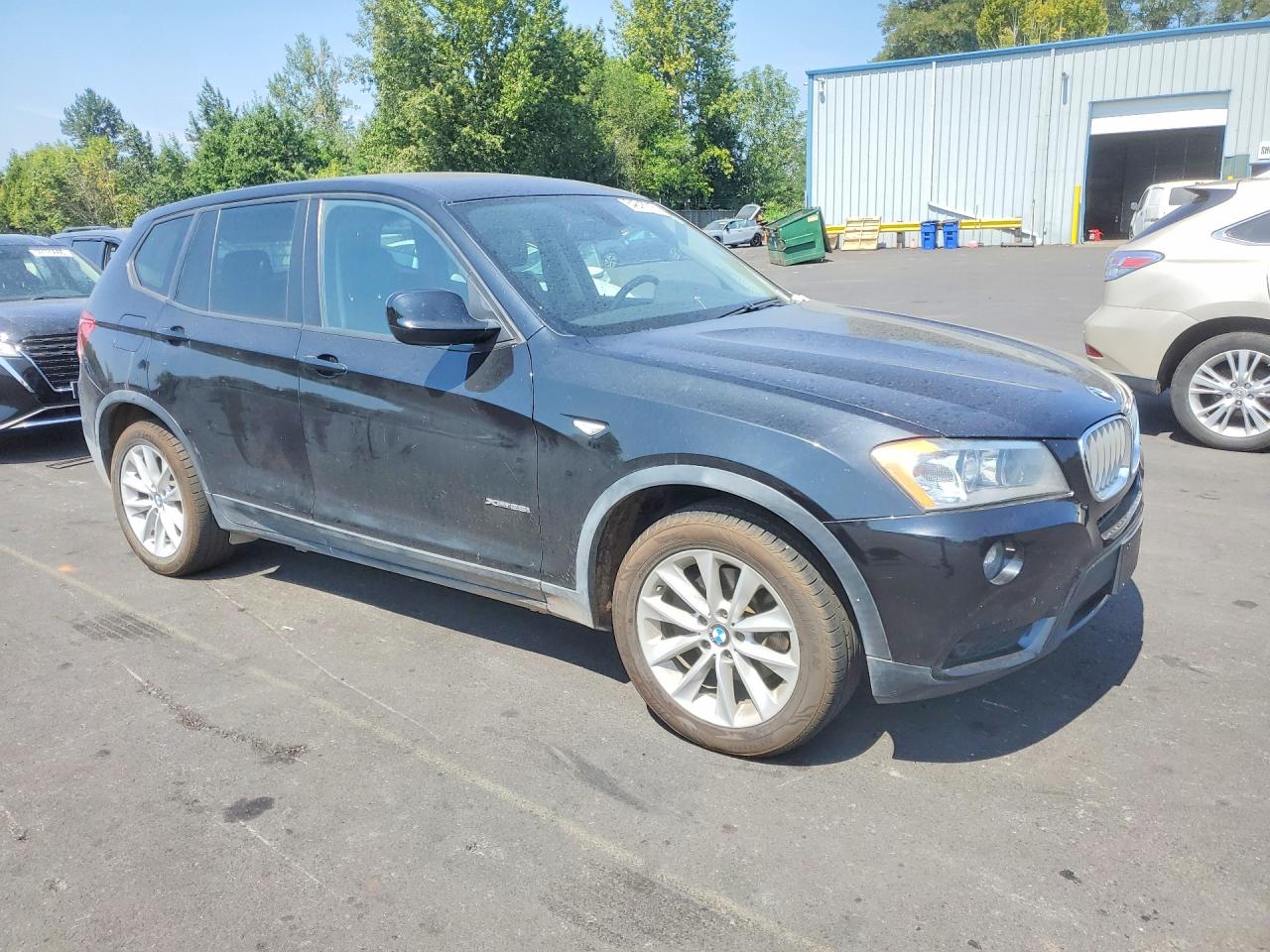 2013 Bmw X3 Xdrive28i Black vin: 5UXWX9C59D0D08485