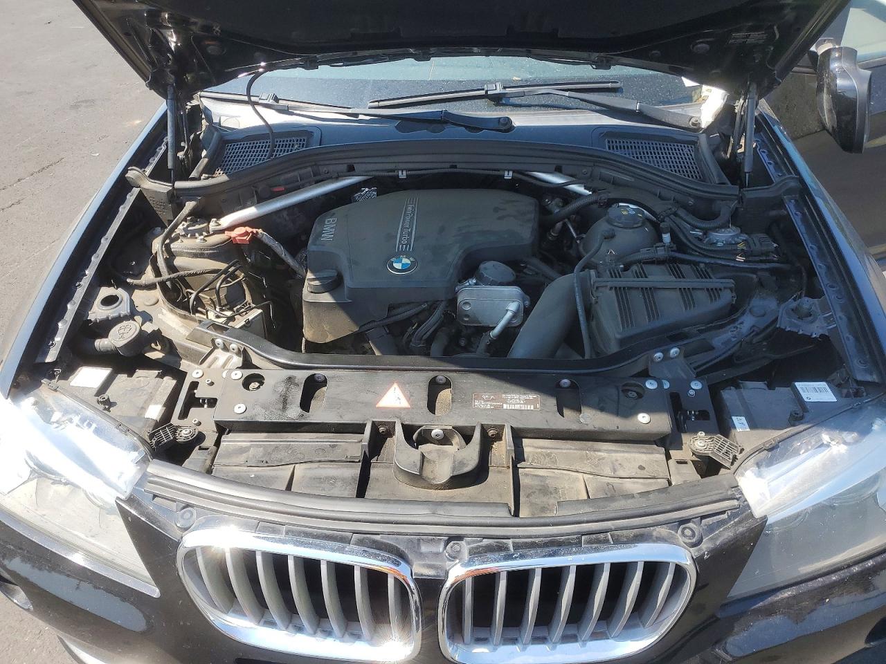 2013 Bmw X3 Xdrive28i Black vin: 5UXWX9C59D0D08485
