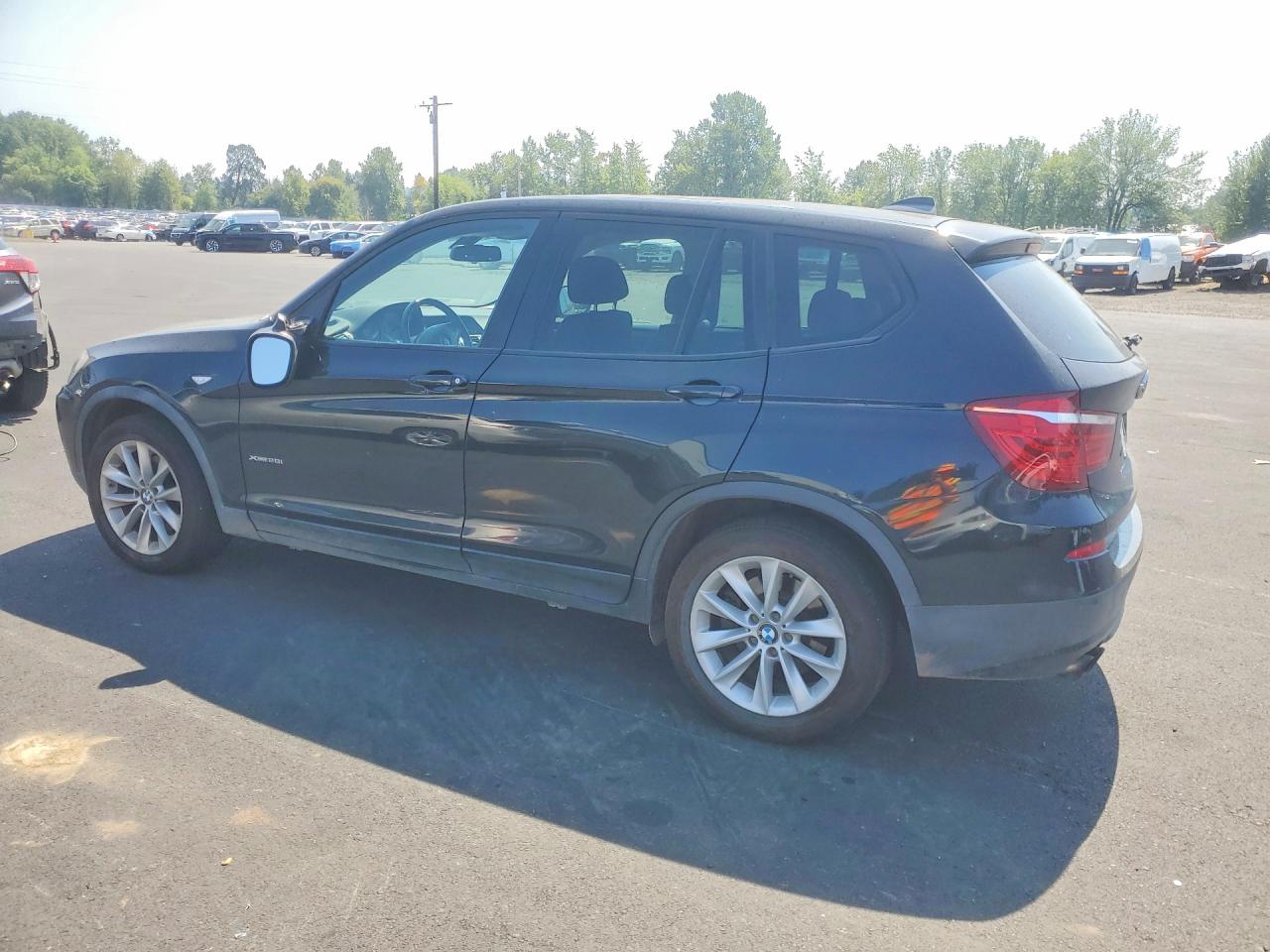 2013 Bmw X3 Xdrive28i Black vin: 5UXWX9C59D0D08485