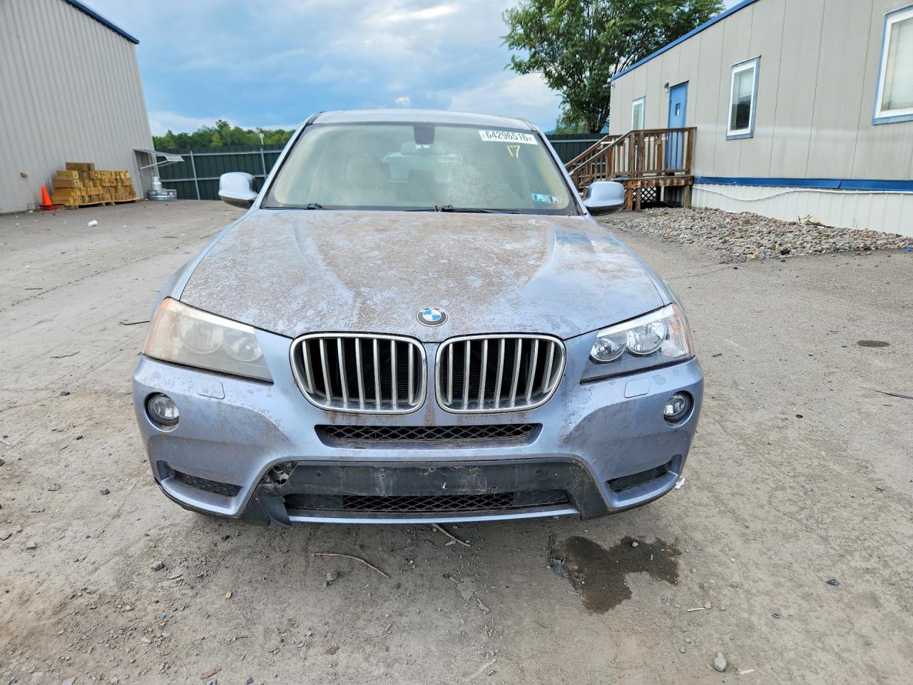 2014 Bmw X3 Xdrive28i Blue vin: 5UXWX9C59E0D13249