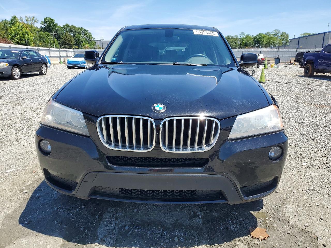 2014 Bmw X3 Xdrive28i Black vin: 5UXWX9C59E0D19343