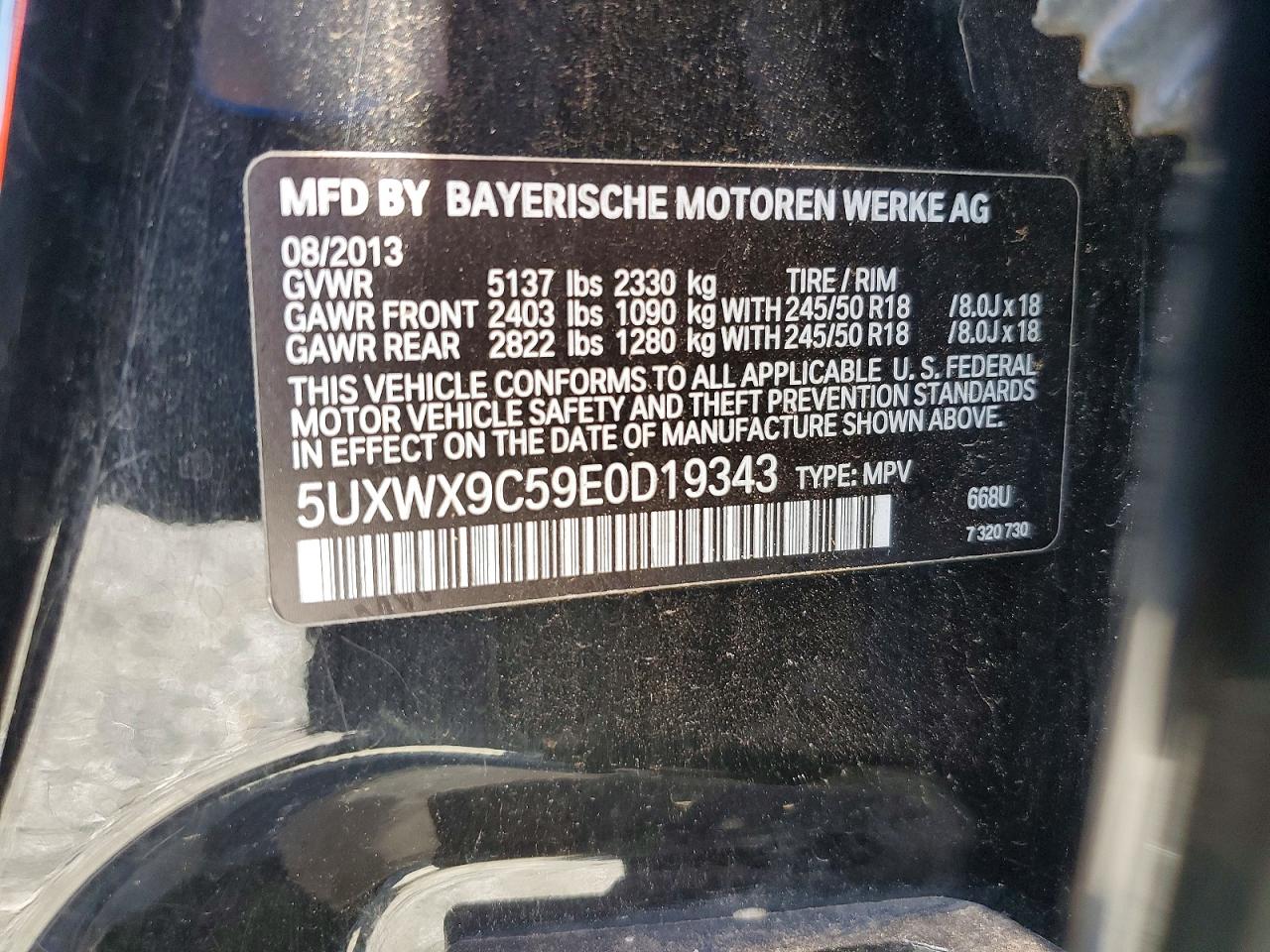 2014 Bmw X3 Xdrive28i Black vin: 5UXWX9C59E0D19343
