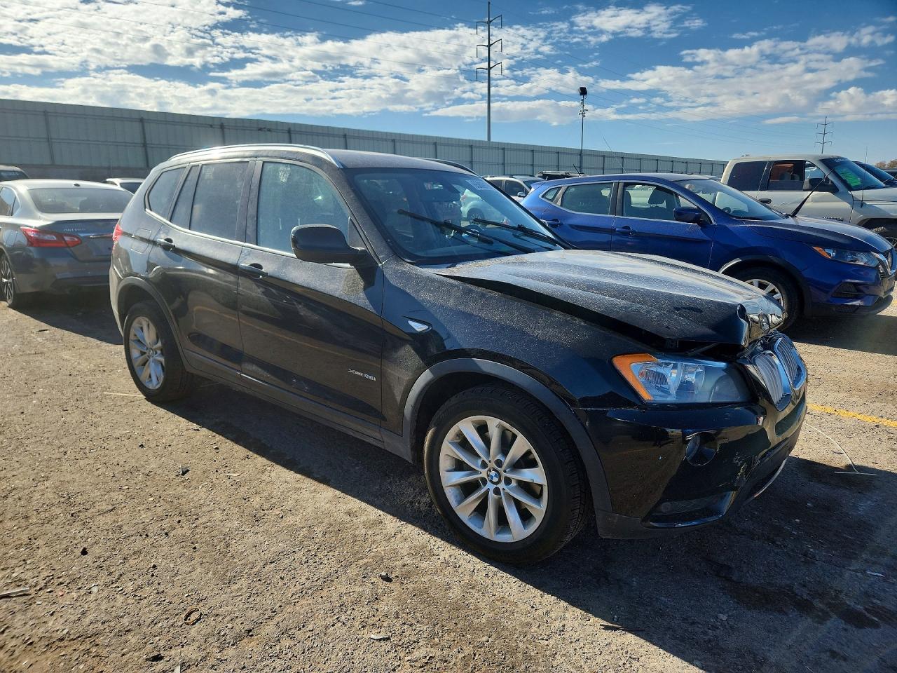 2014 Bmw X3 Xdrive28i Black vin: 5UXWX9C59E0D23683