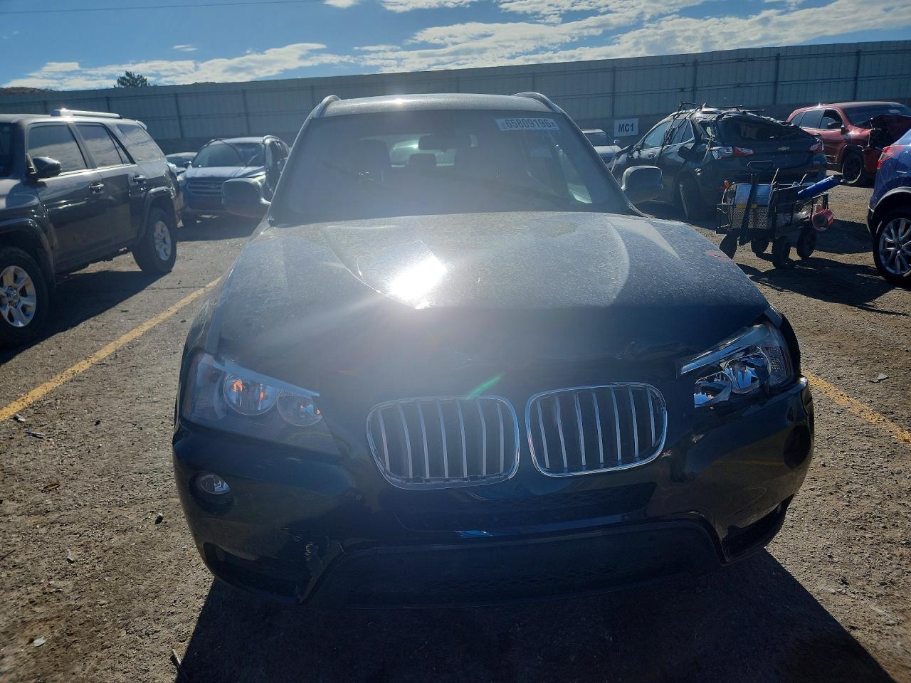 2014 Bmw X3 Xdrive28i Black vin: 5UXWX9C59E0D23683