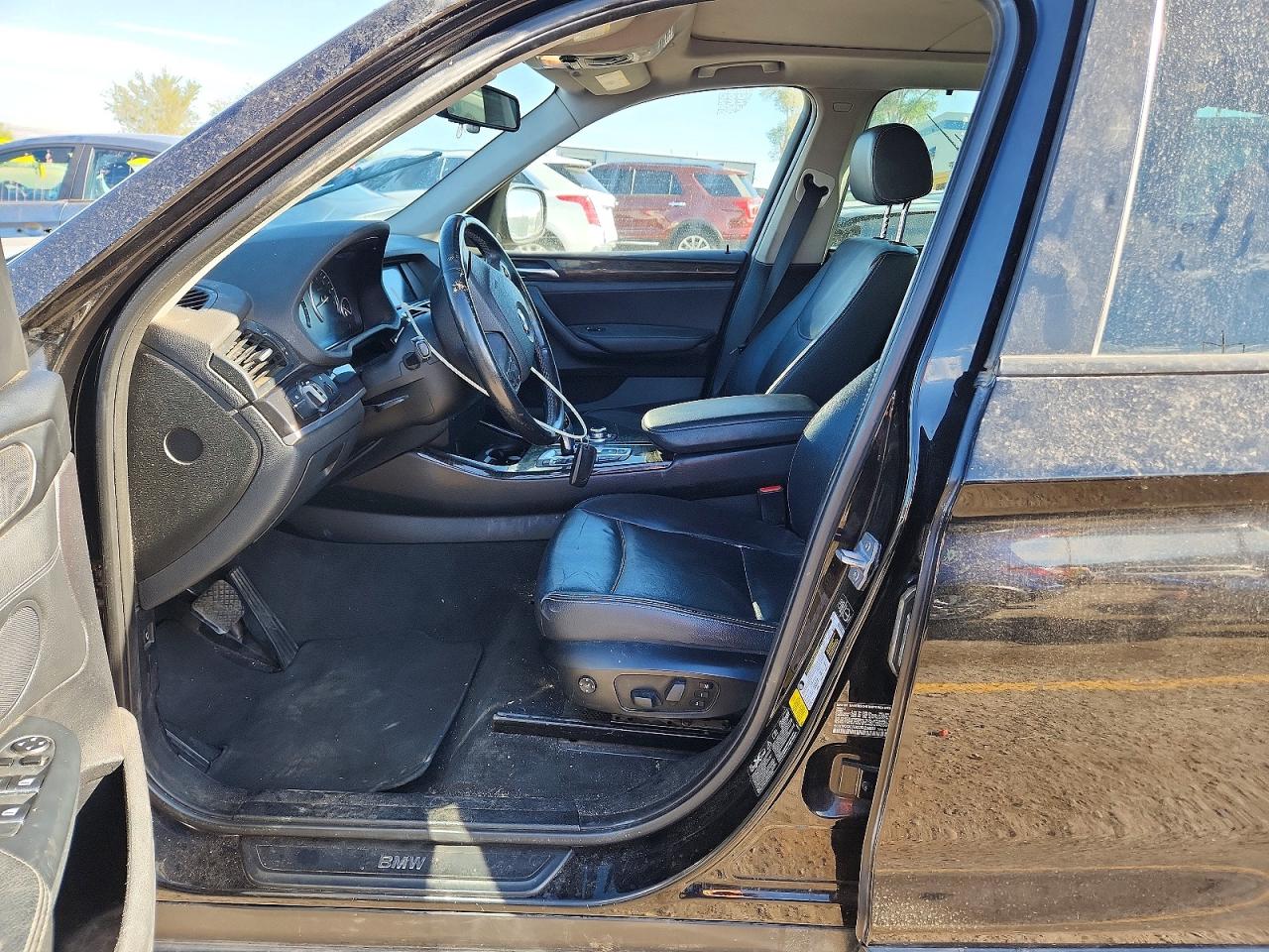 2014 Bmw X3 Xdrive28i Black vin: 5UXWX9C59E0D23683