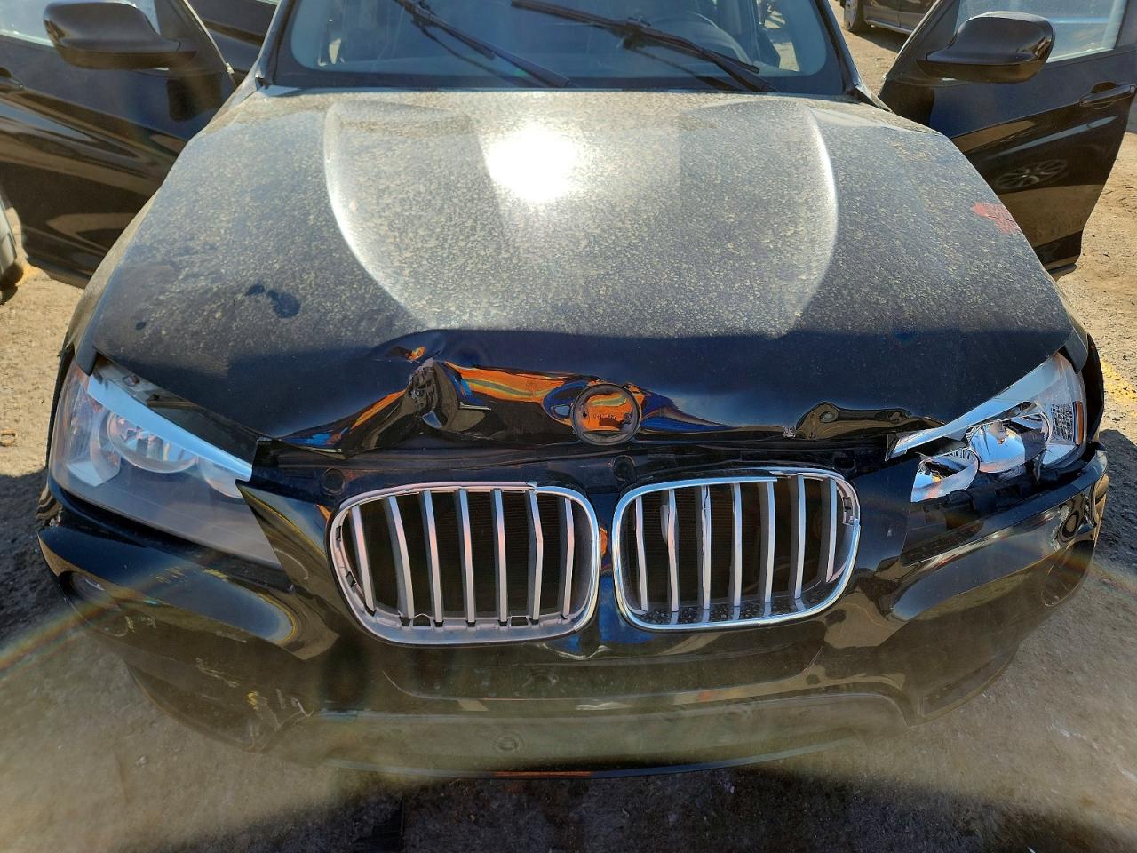 2014 Bmw X3 Xdrive28i Black vin: 5UXWX9C59E0D23683