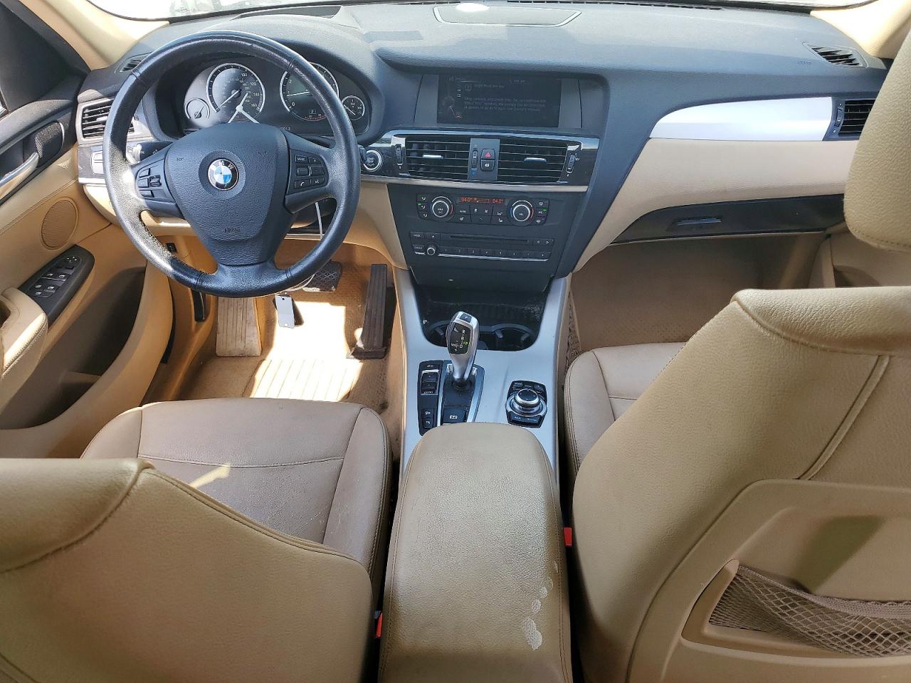 2014 Bmw X3 Xdrive28i White vin: 5UXWX9C59E0D27880