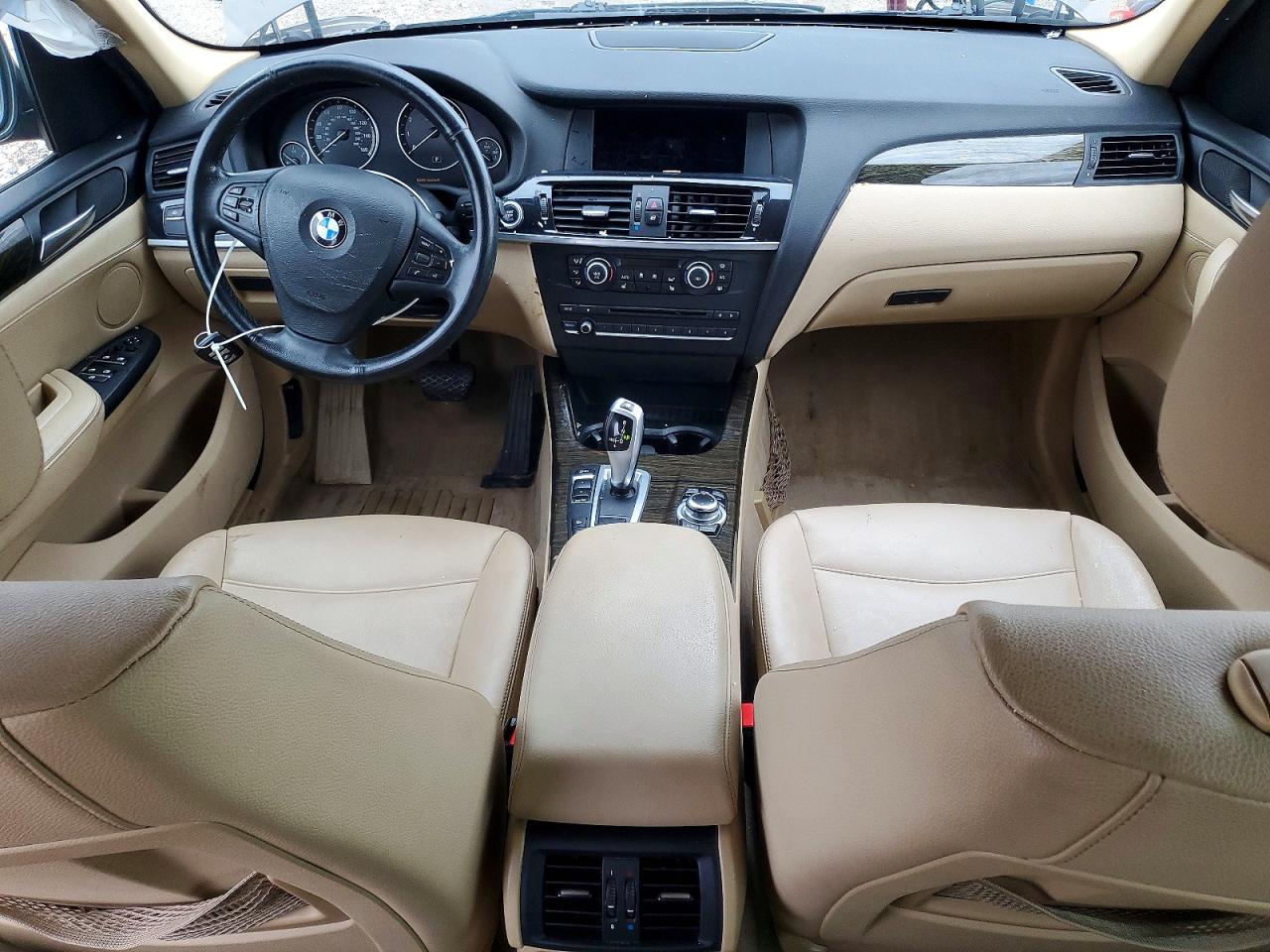 2014 Bmw X3 Xdrive28i Brown vin: 5UXWX9C59E0D34392