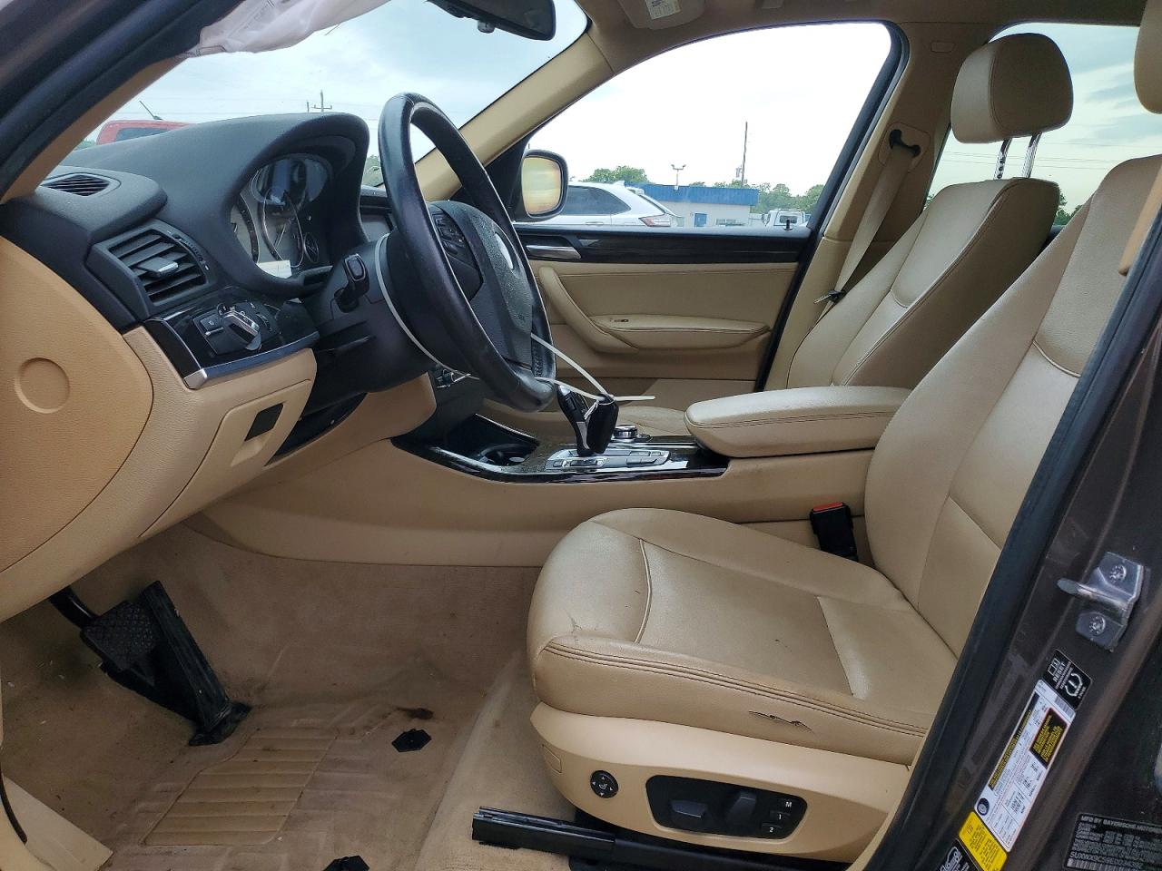 2014 Bmw X3 Xdrive28i Brown vin: 5UXWX9C59E0D34392