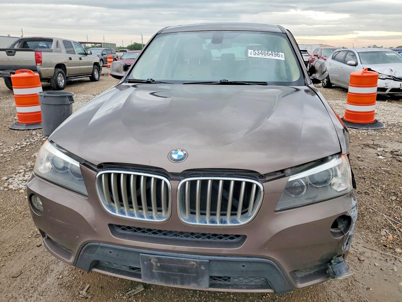 2014 Bmw X3 Xdrive28i Brown vin: 5UXWX9C59E0D34392