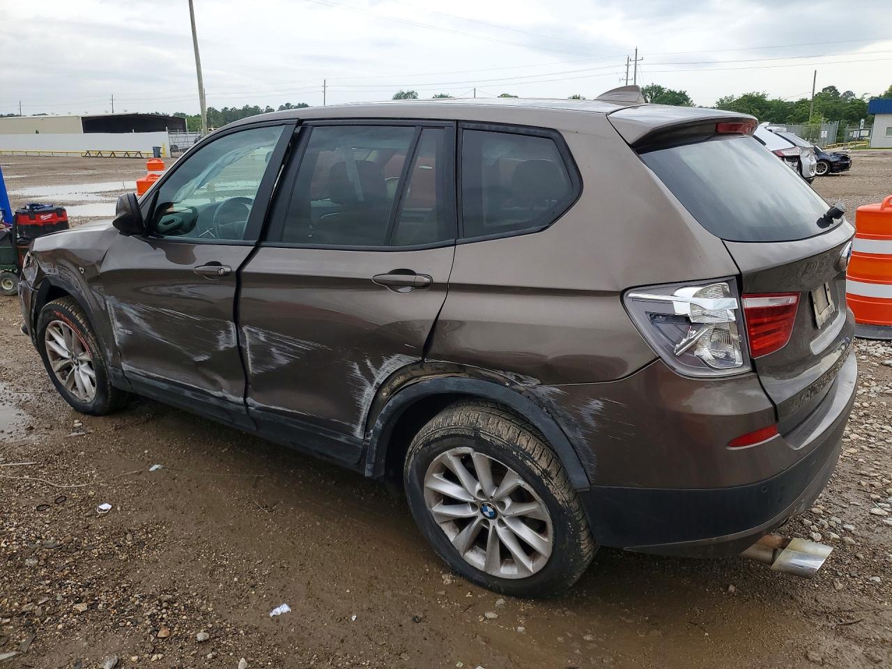 2014 Bmw X3 Xdrive28i Brown vin: 5UXWX9C59E0D34392