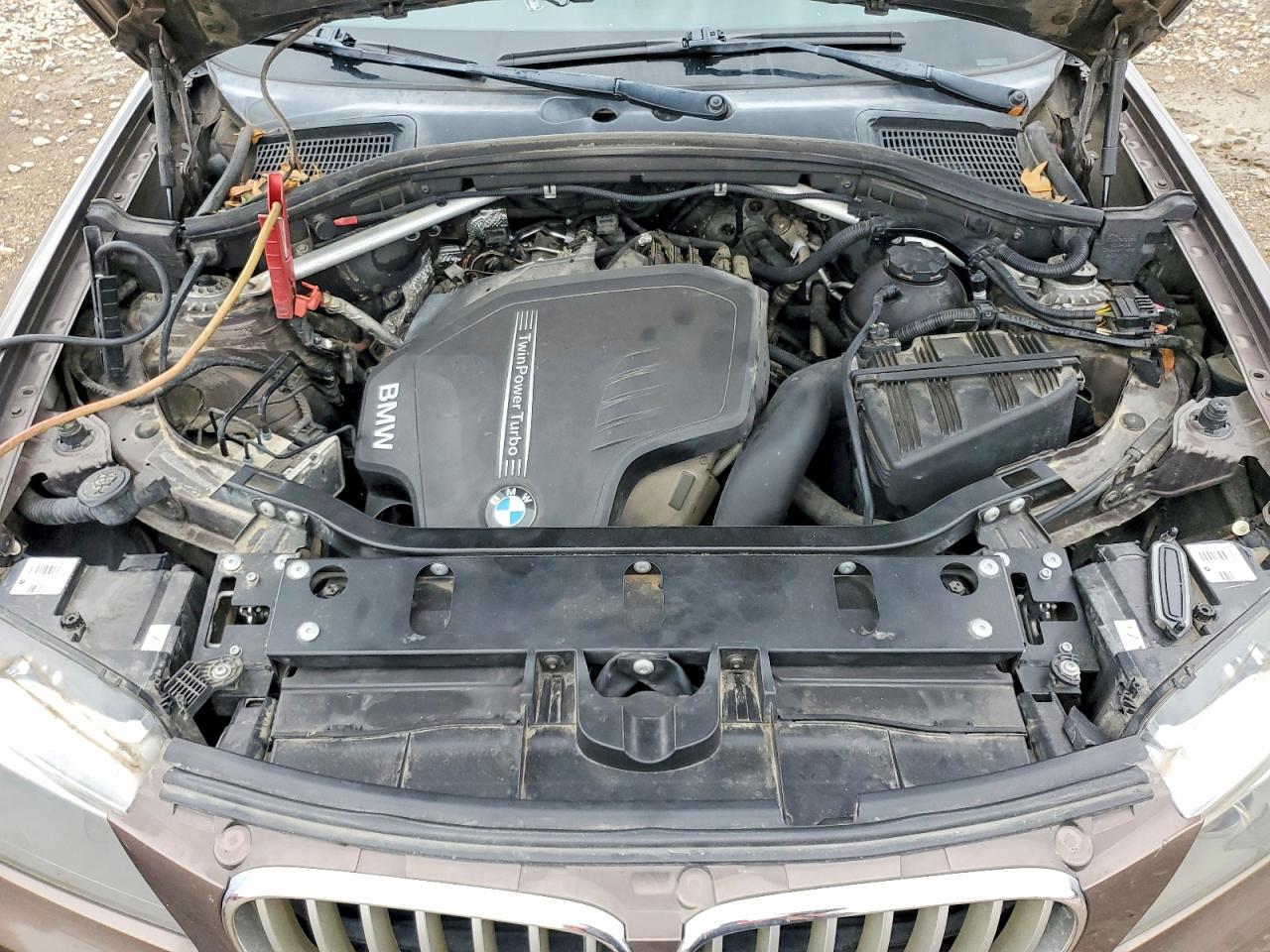 2014 Bmw X3 Xdrive28i Brown vin: 5UXWX9C59E0D34392