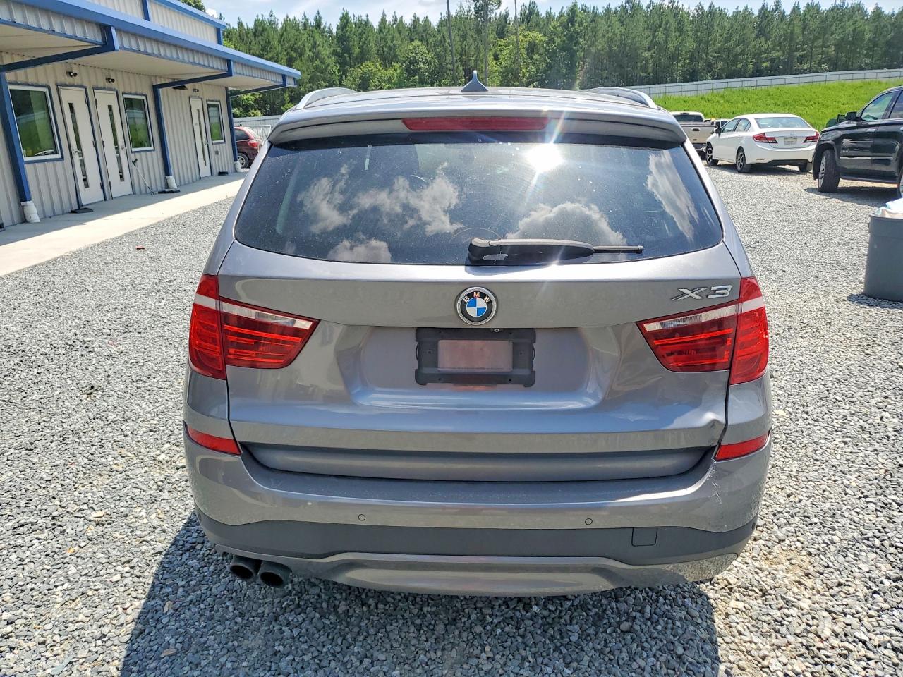 2015 Bmw X3 Xdrive28i Silver vin: 5UXWX9C59F0D46981