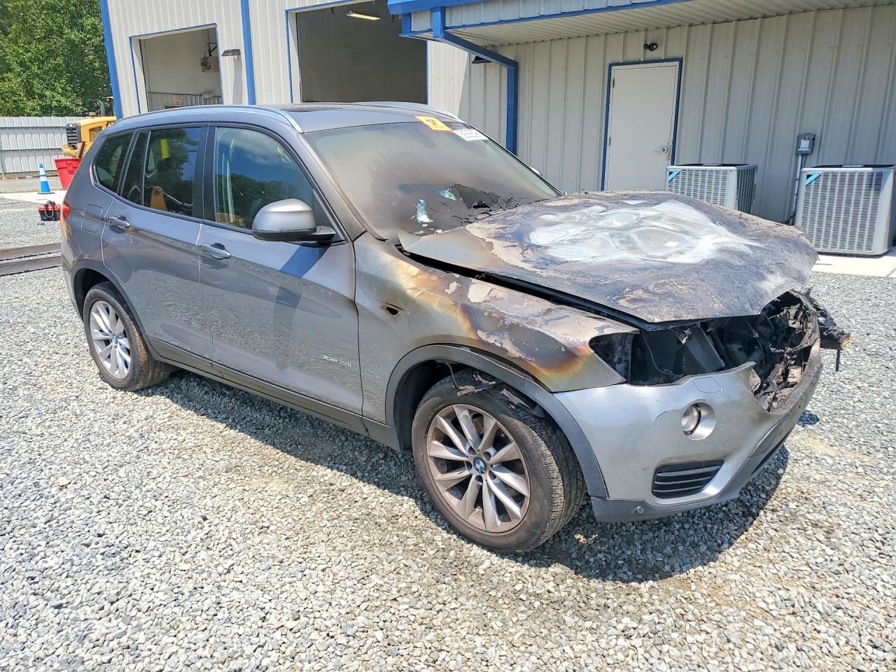 2015 Bmw X3 Xdrive28i Silver vin: 5UXWX9C59F0D46981