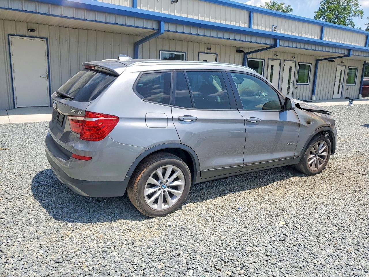 2015 Bmw X3 Xdrive28i Silver vin: 5UXWX9C59F0D46981