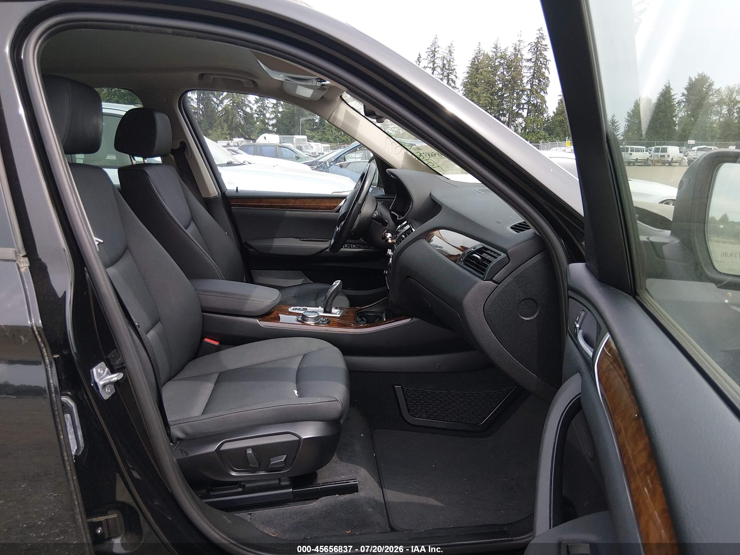 2015 Bmw X3 Xdrive28i Black vin: 5UXWX9C59F0D48892