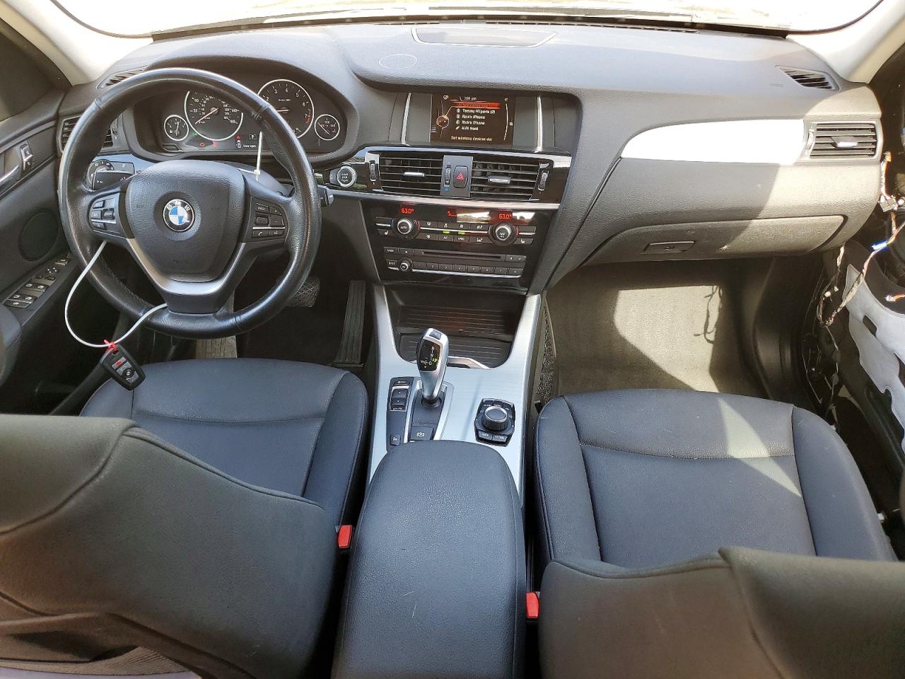 2015 Bmw X3 Xdrive28i Black vin: 5UXWX9C59F0D56720