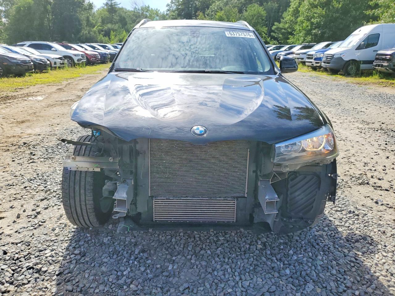 2015 Bmw X3 Xdrive28i Black vin: 5UXWX9C59F0D56720