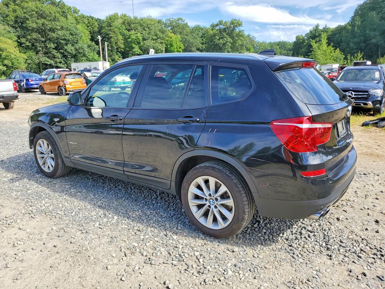 2015 Bmw X3 Xdrive28i Black vin: 5UXWX9C59F0D56720