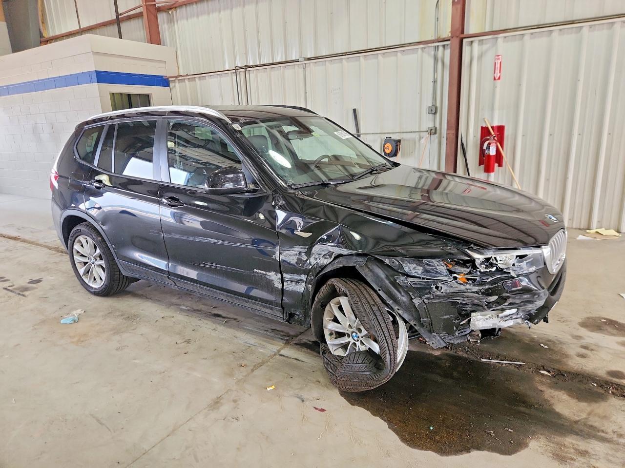 2015 Bmw X3 Xdrive28i Black vin: 5UXWX9C59F0D60511