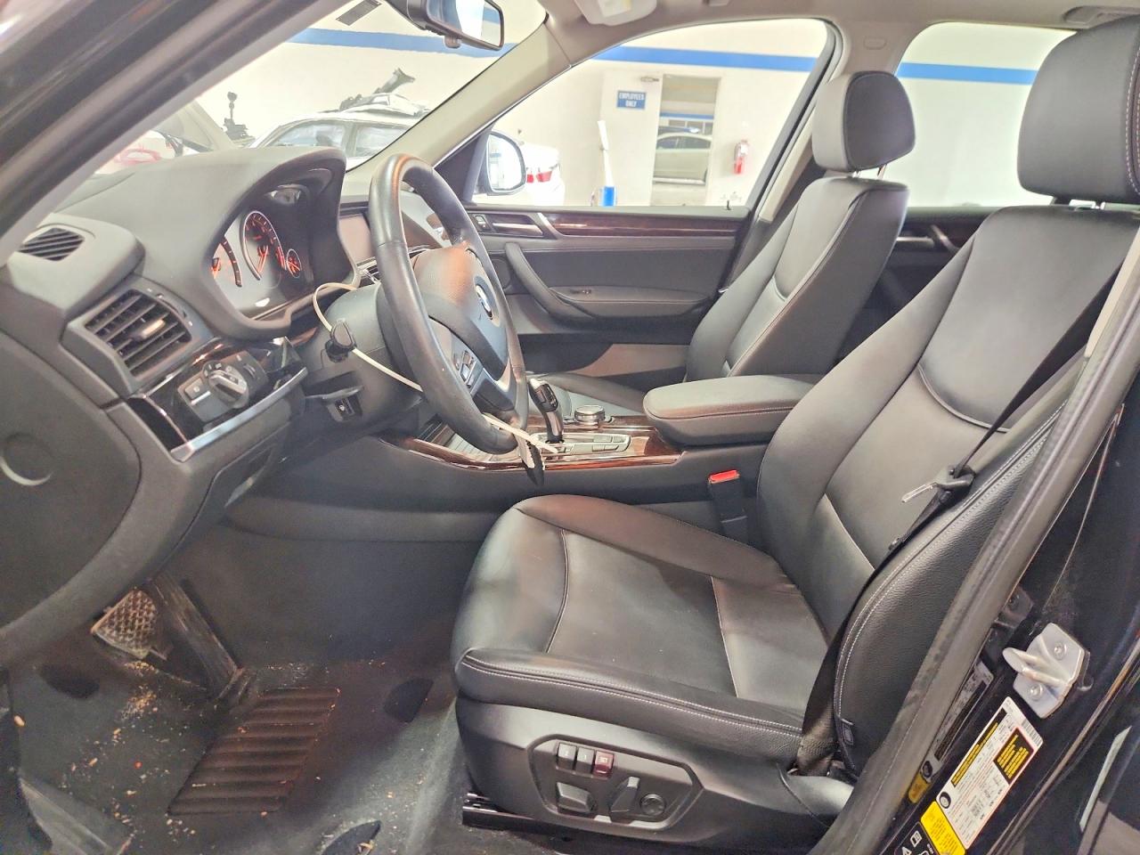 2015 Bmw X3 Xdrive28i Black vin: 5UXWX9C59F0D60511
