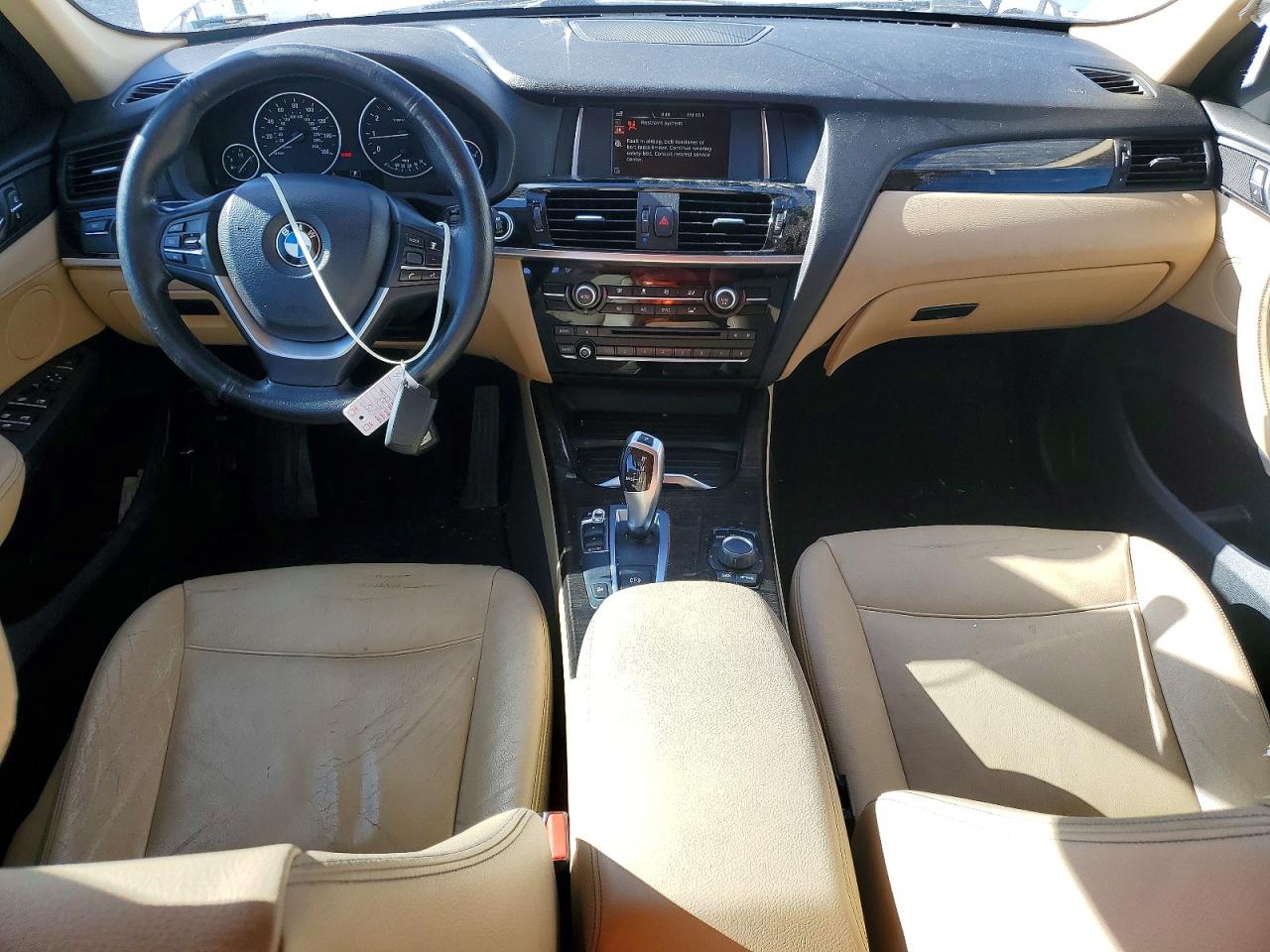 2016 Bmw X3 Xdrive28i Белый vin: 5UXWX9C59G0D86771