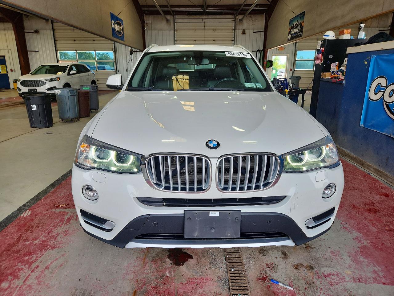 2017 Bmw X3 Xdrive28i White vin: 5UXWX9C59H0T11910