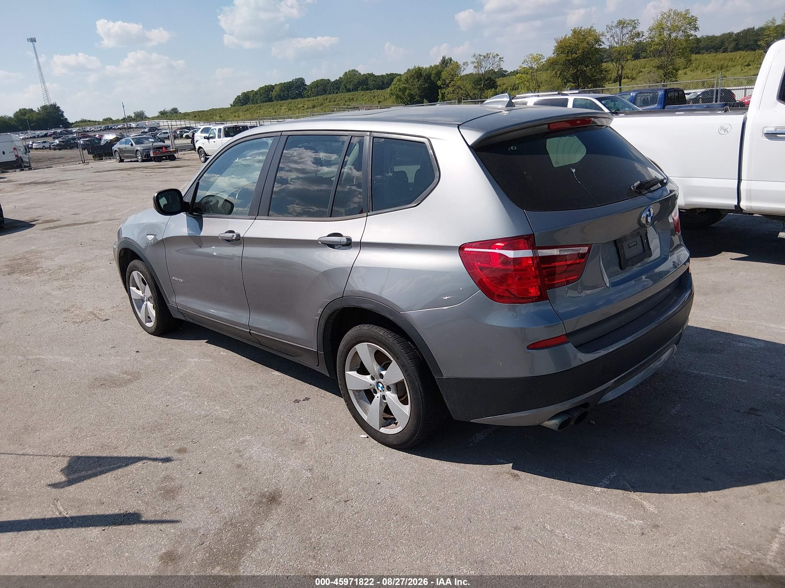 2013 Bmw X3 Xdrive28i Beige vin: 5UXWX9C5XD0A13525
