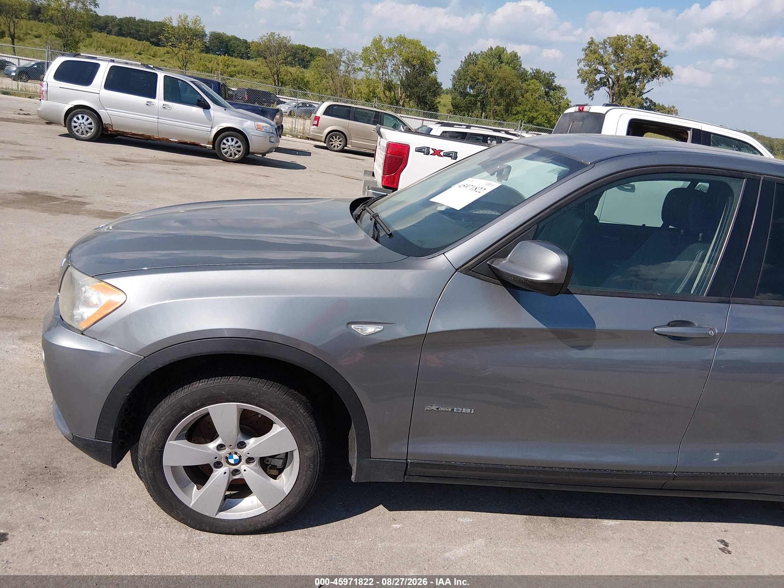 2013 Bmw X3 Xdrive28i Beige vin: 5UXWX9C5XD0A13525