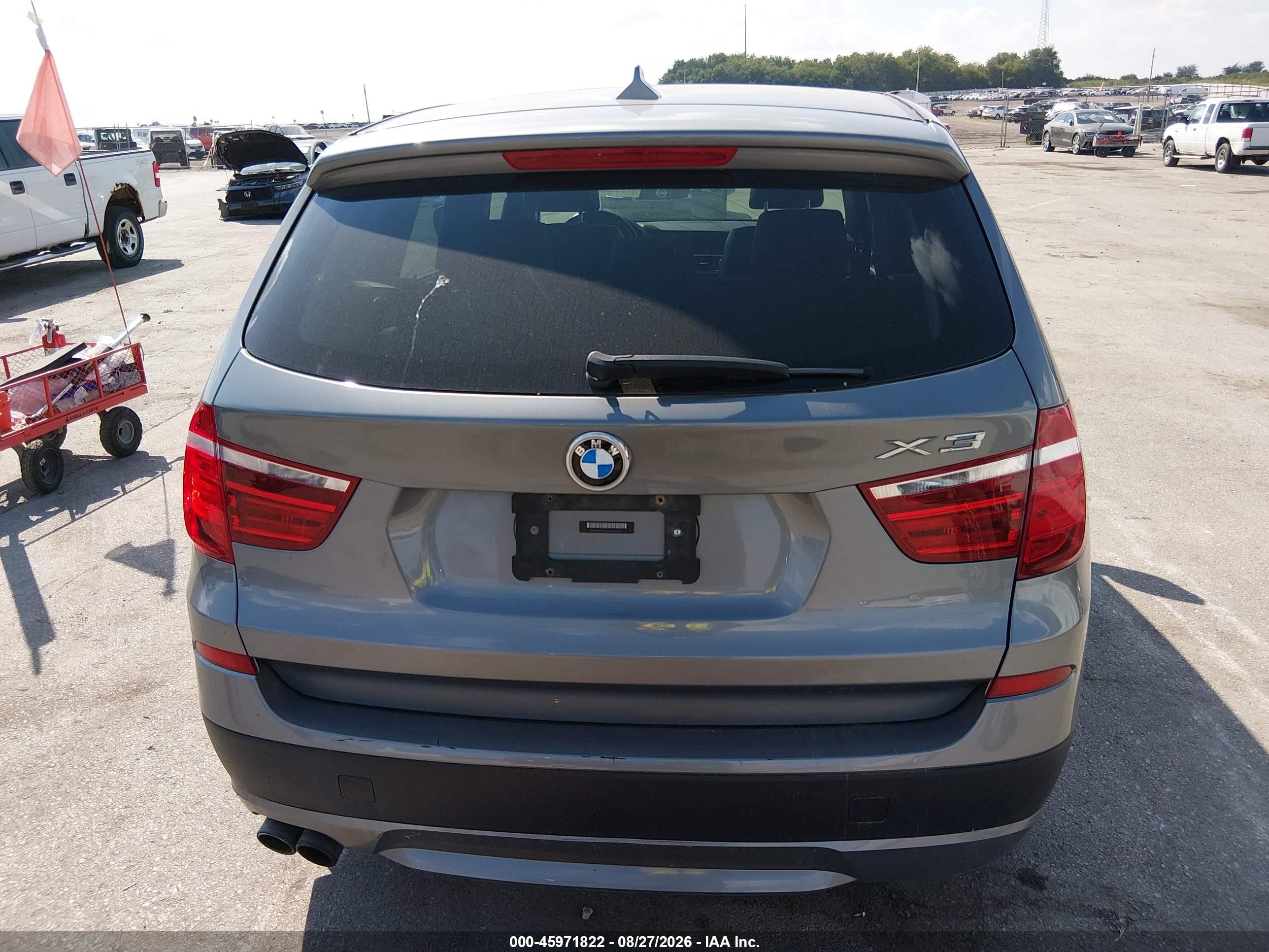 2013 Bmw X3 Xdrive28i Beige vin: 5UXWX9C5XD0A13525