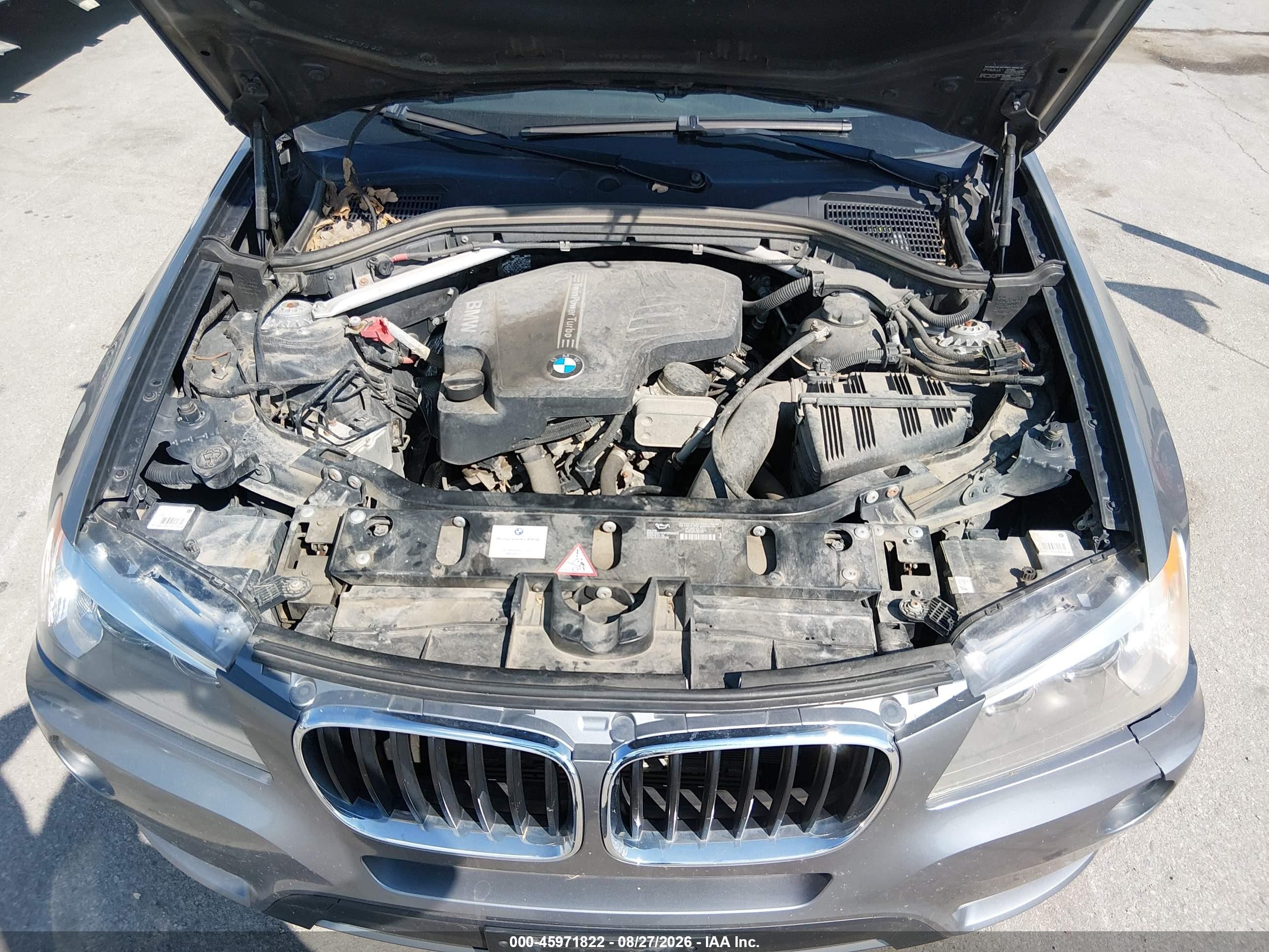 2013 Bmw X3 Xdrive28i Beige vin: 5UXWX9C5XD0A13525
