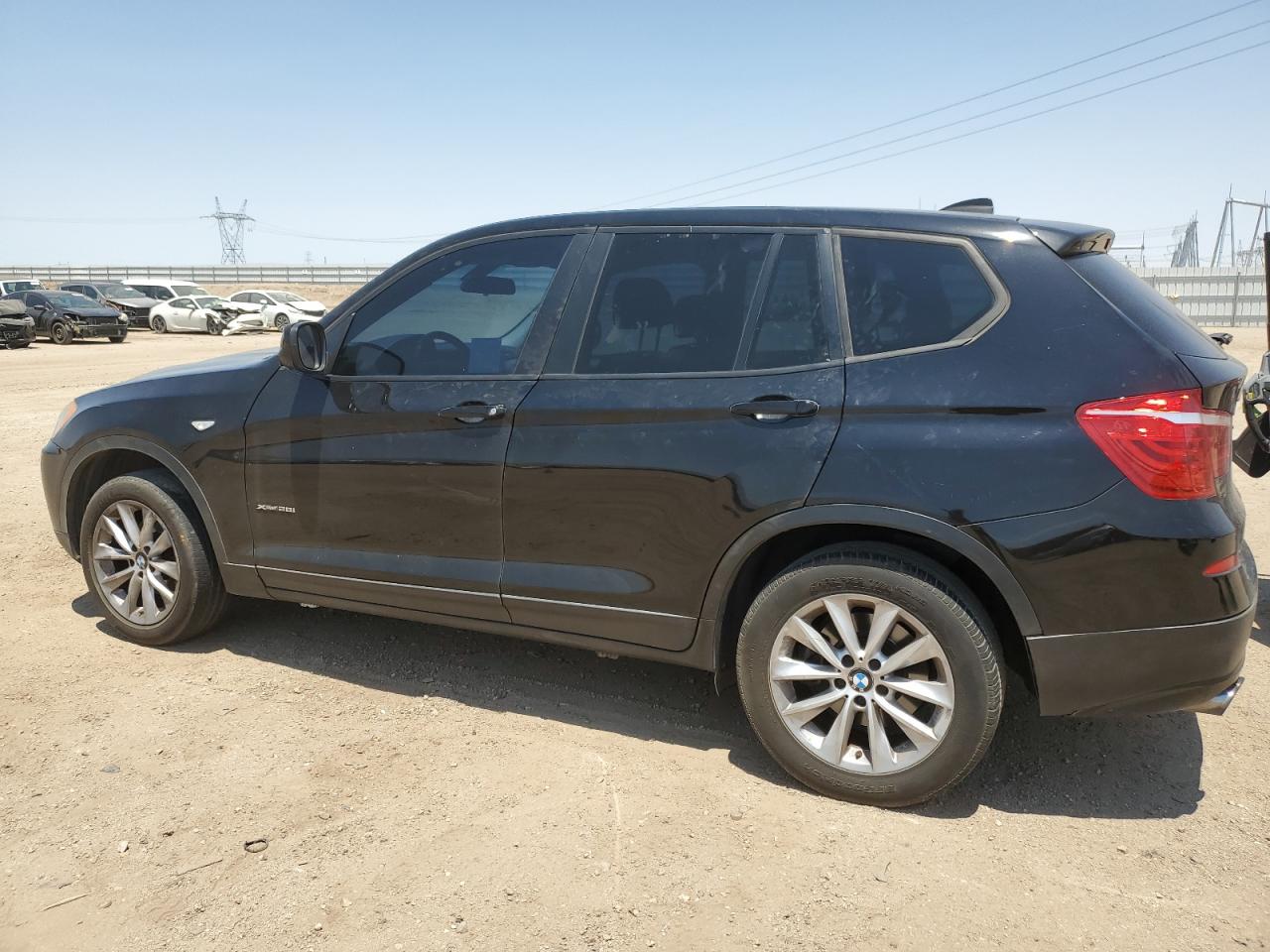 2013 Bmw X3 Xdrive28i Black vin: 5UXWX9C5XD0A14593