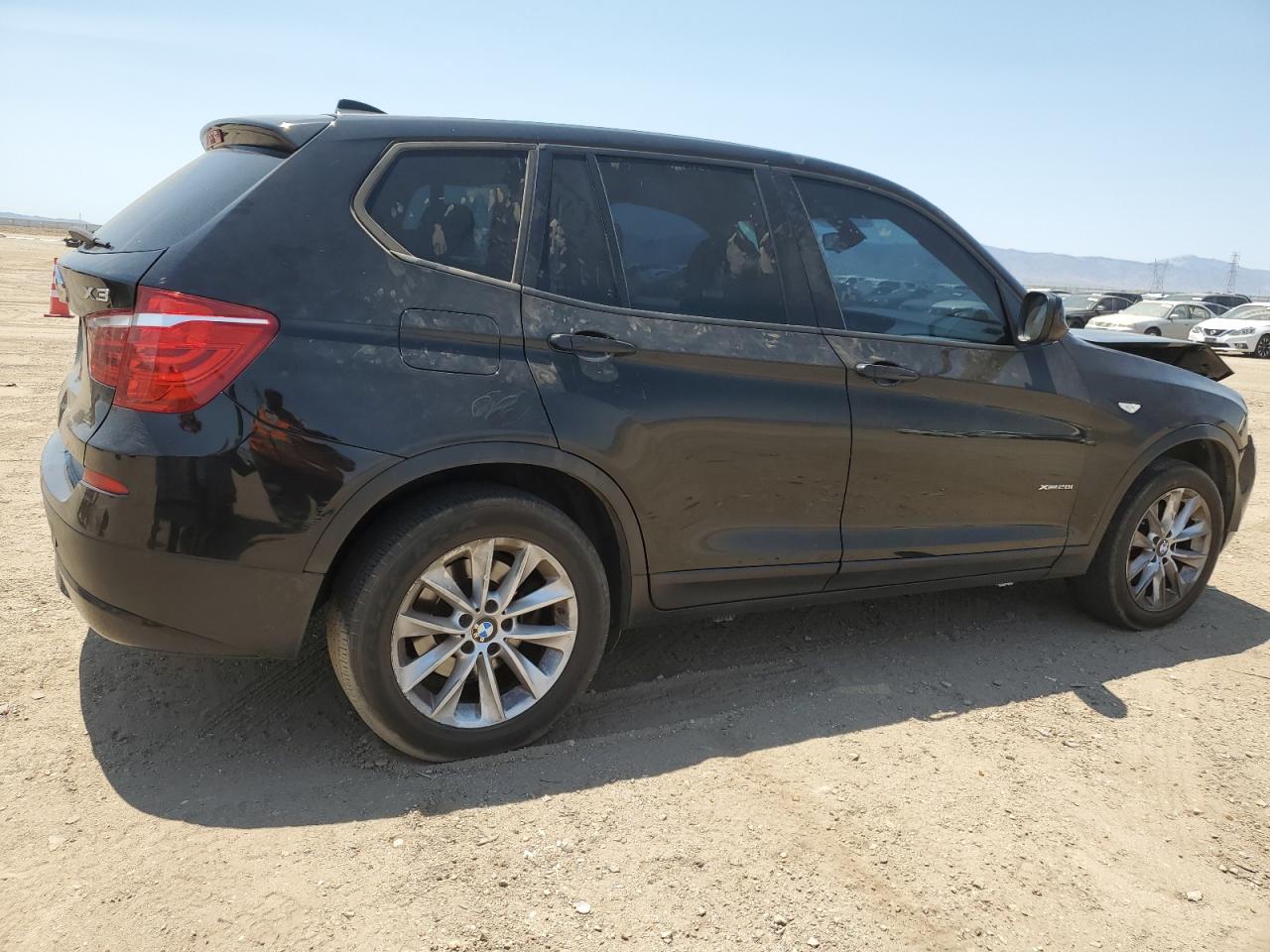 2013 Bmw X3 Xdrive28i Black vin: 5UXWX9C5XD0A14593