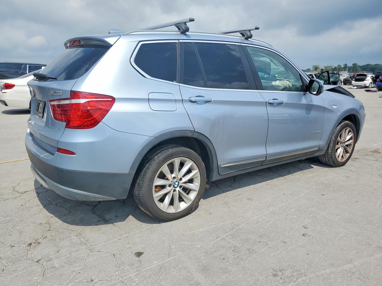 2013 Bmw X3 Xdrive28i Blue vin: 5UXWX9C5XD0A16828